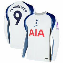 Richarlison Tottenham Hotspur 2025/26 Home Replica Long Sleeve Player Jersey White - Nike