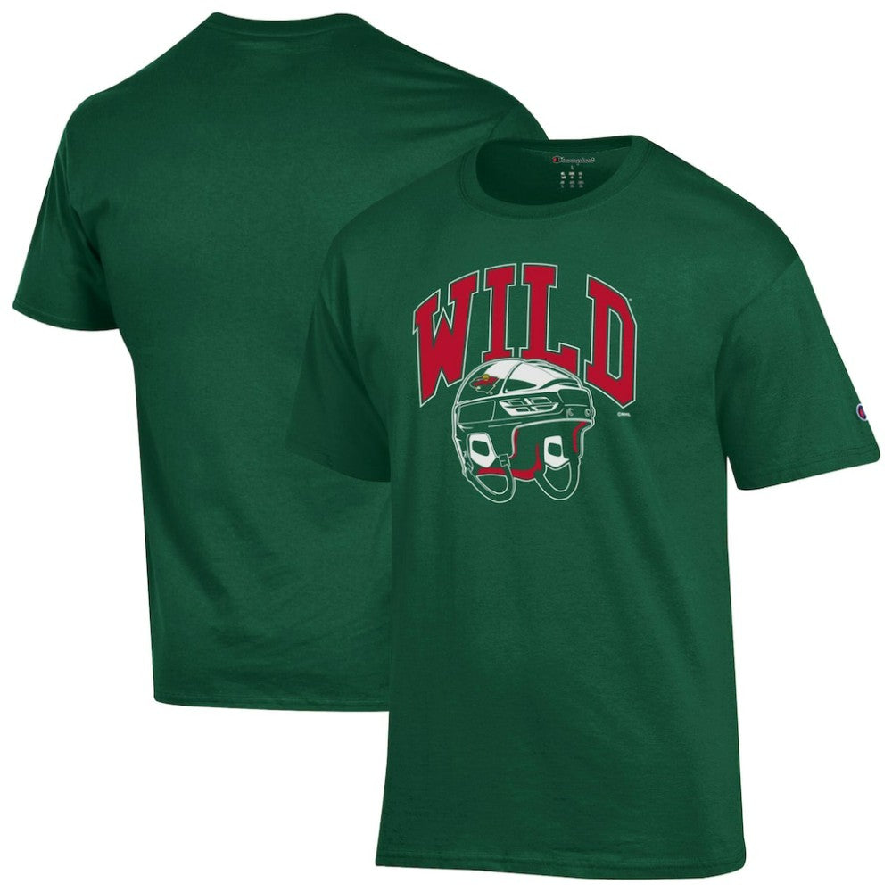 Minnesota Wild Champion Helmet T-Shirt Discount