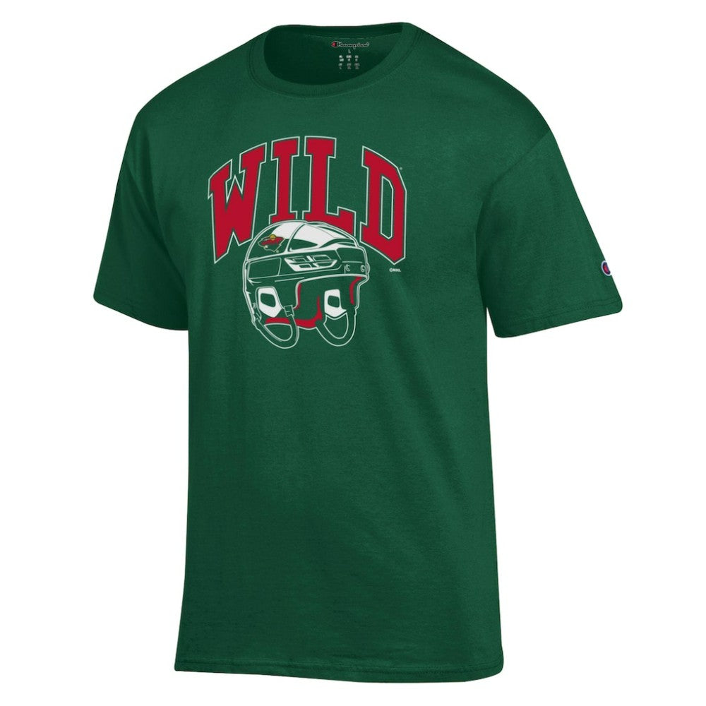 Minnesota Wild Champion Helmet T-Shirt Discount