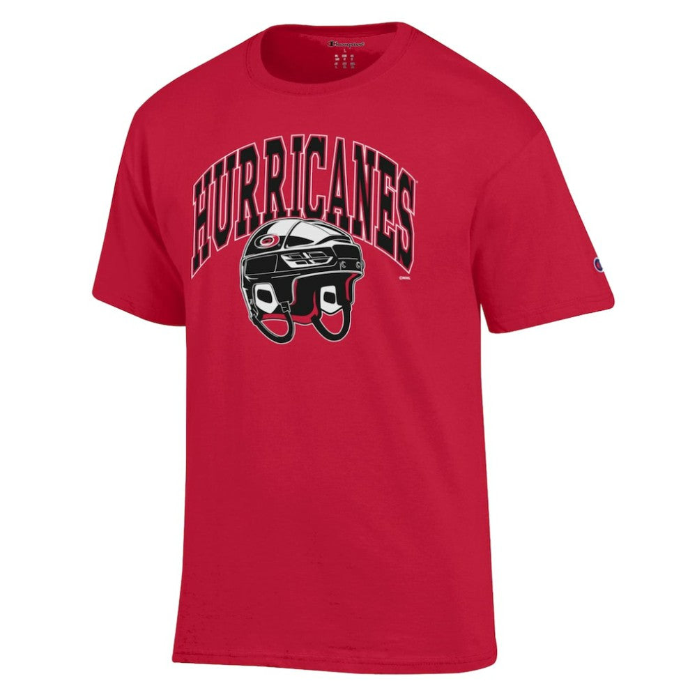 Carolina Hurricanes Champion Helmet T-Shirt Discount