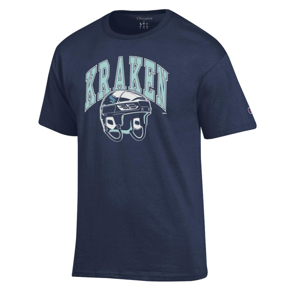 Seattle Kraken Champion Helmet T-Shirt For Sale