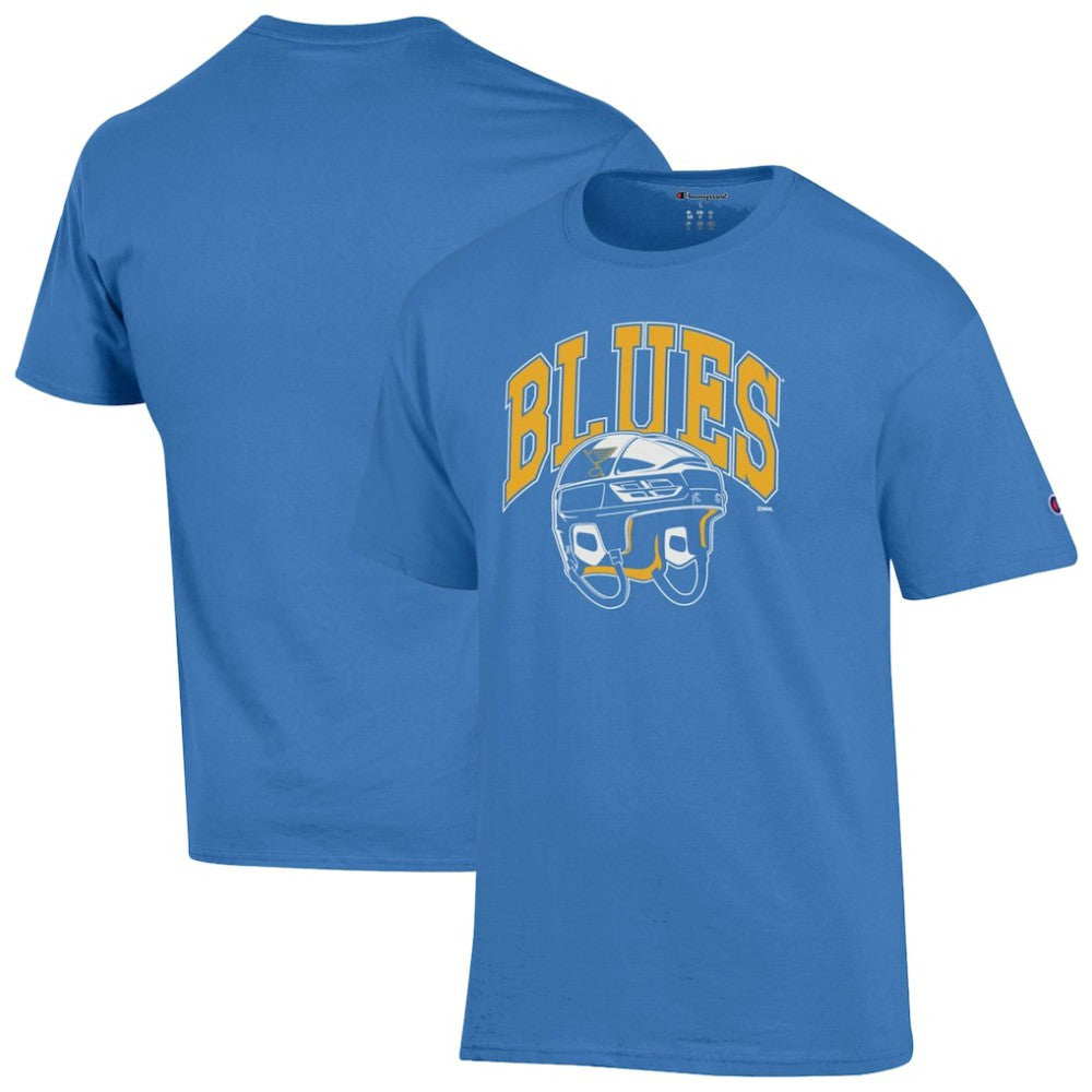 St. Louis Blues Champion Helmet T-Shirt Outlet