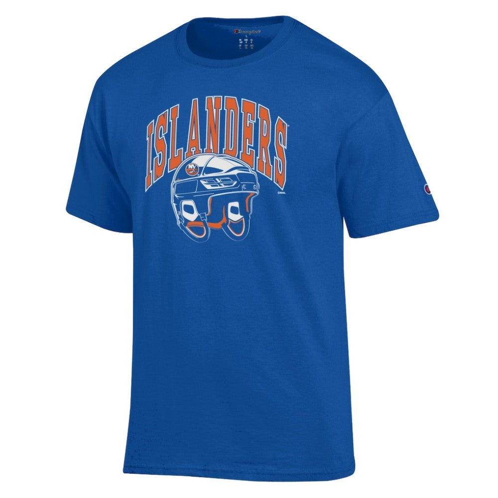 New York Islanders Champion Helmet T-Shirt For Sale