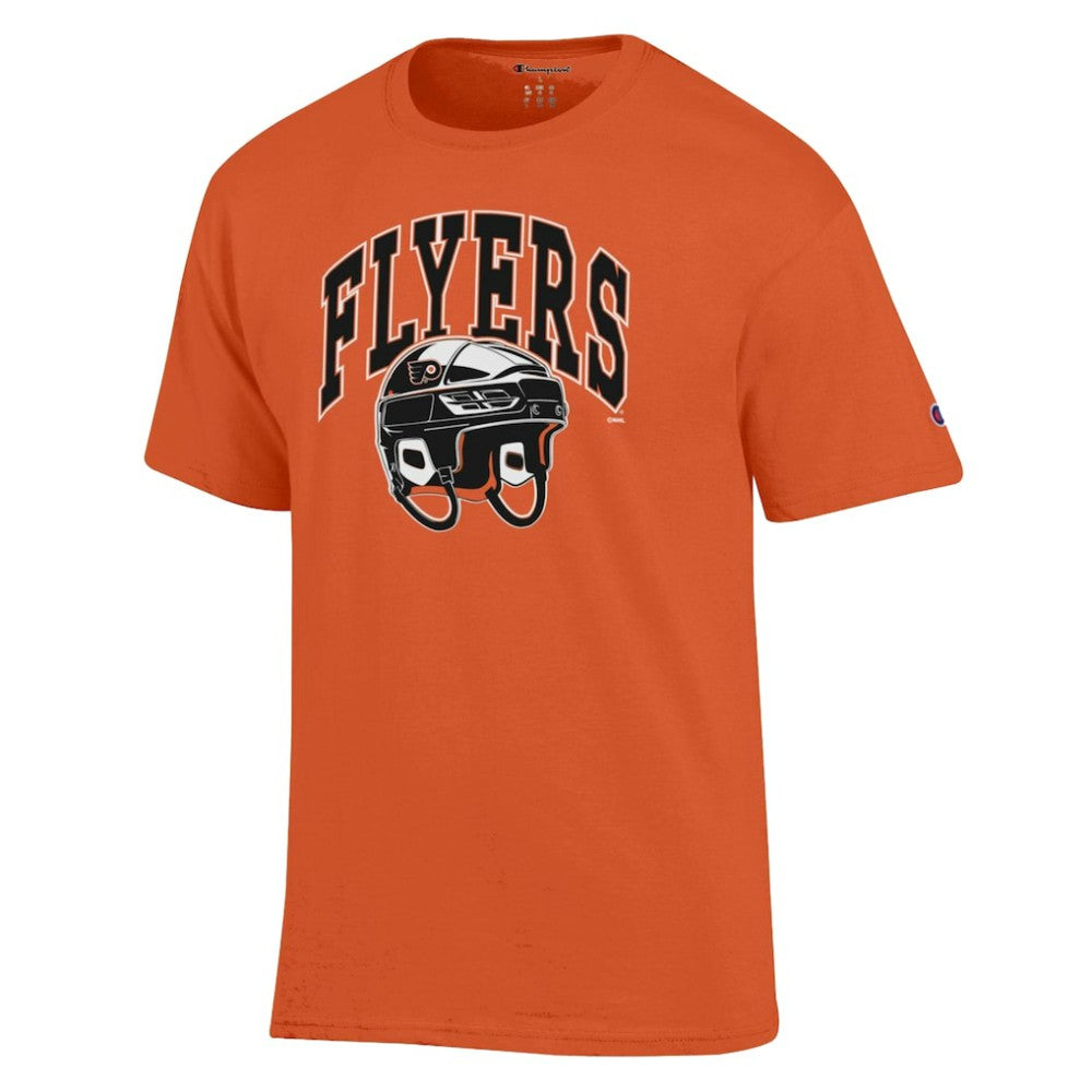 Philadelphia Flyers Champion Helmet T-Shirt Outlet