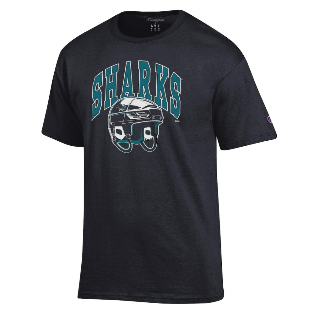 San Jose Sharks Champion Helmet T-Shirt Outlet