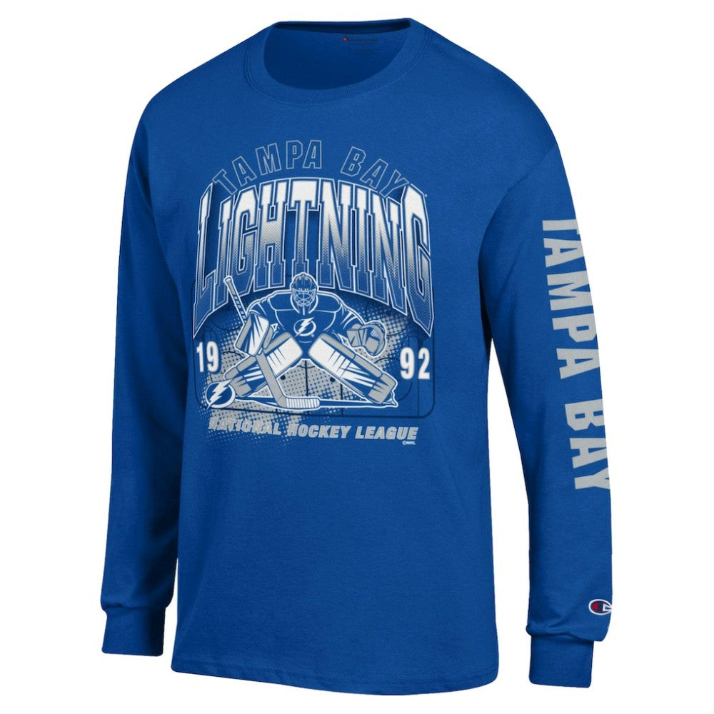 Tampa Bay Lightning Champion Long Sleeve Jersey T-Shirt On Sale