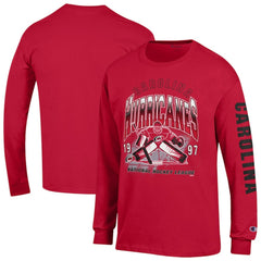 Carolina Hurricanes Champion Long Sleeve Jersey T-Shirt Outlet