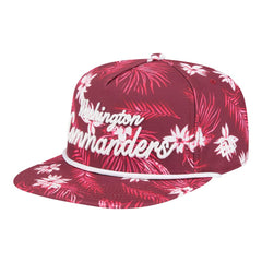 Washington Commanders New Era Palm Print A-Frame 9FIFTY Snapback Hat