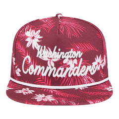 Washington Commanders New Era Palm Print A-Frame 9FIFTY Snapback Hat