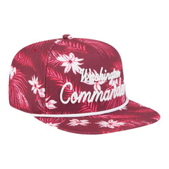 Washington Commanders New Era Palm Print A-Frame 9FIFTY Snapback Hat