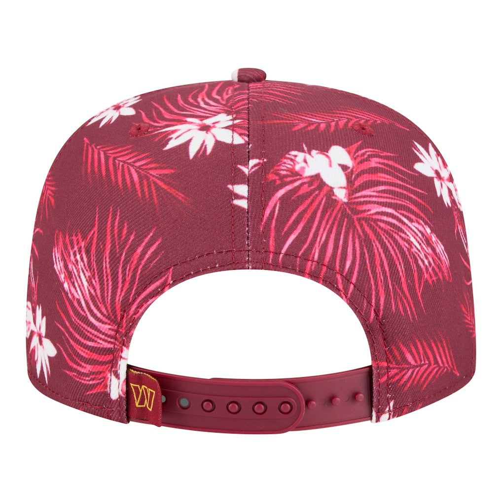Washington Commanders New Era Palm Print A-Frame 9FIFTY Snapback Hat