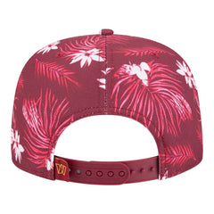 Washington Commanders New Era Palm Print A-Frame 9FIFTY Snapback Hat
