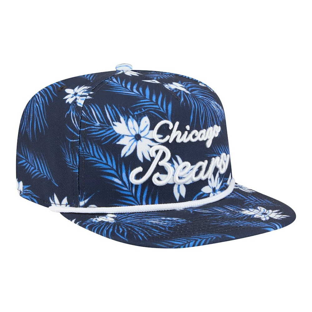 Chicago Bears New Era Palm Print A-Frame 9FIFTY Snapback Hat