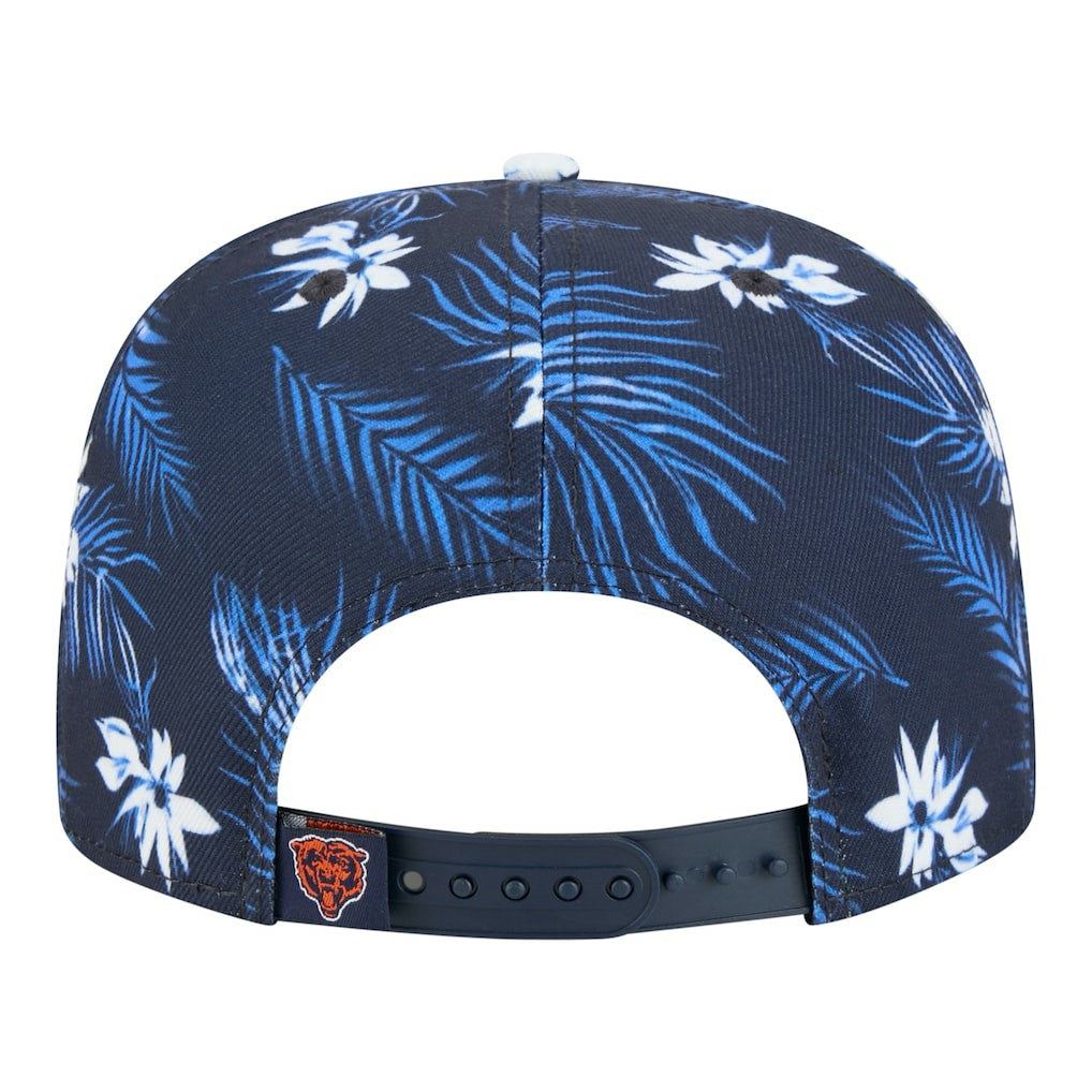 Chicago Bears New Era Palm Print A-Frame 9FIFTY Snapback Hat
