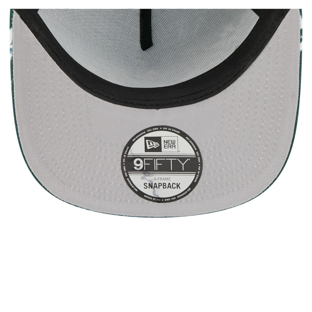 Green Bay Packers New Era Palm Print A-Frame 9FIFTY Snapback Hat