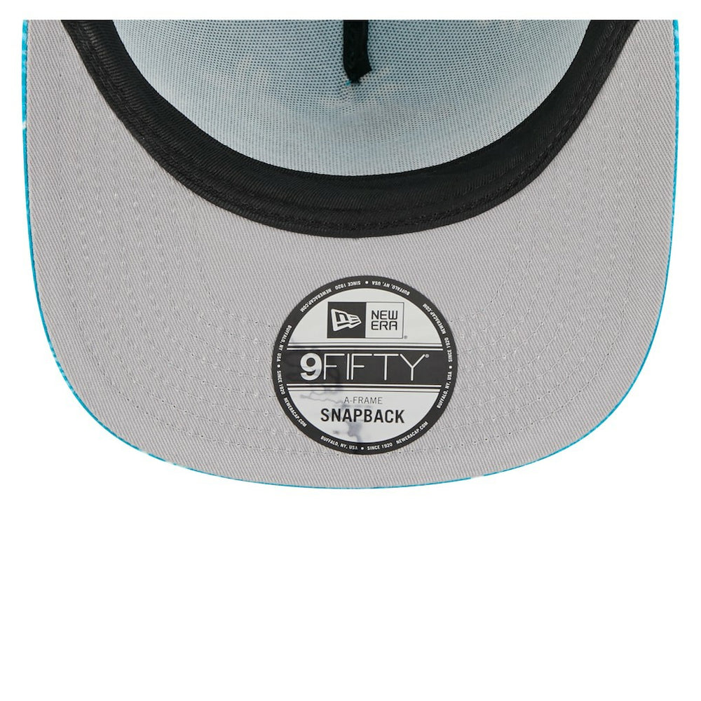 Miami Dolphins New Era Palm Print A-Frame 9FIFTY Snapback Hat