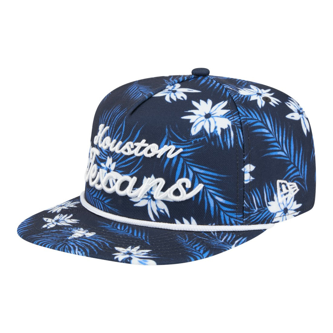 Houston Texans New Era Palm Print A-Frame 9FIFTY Snapback Hat