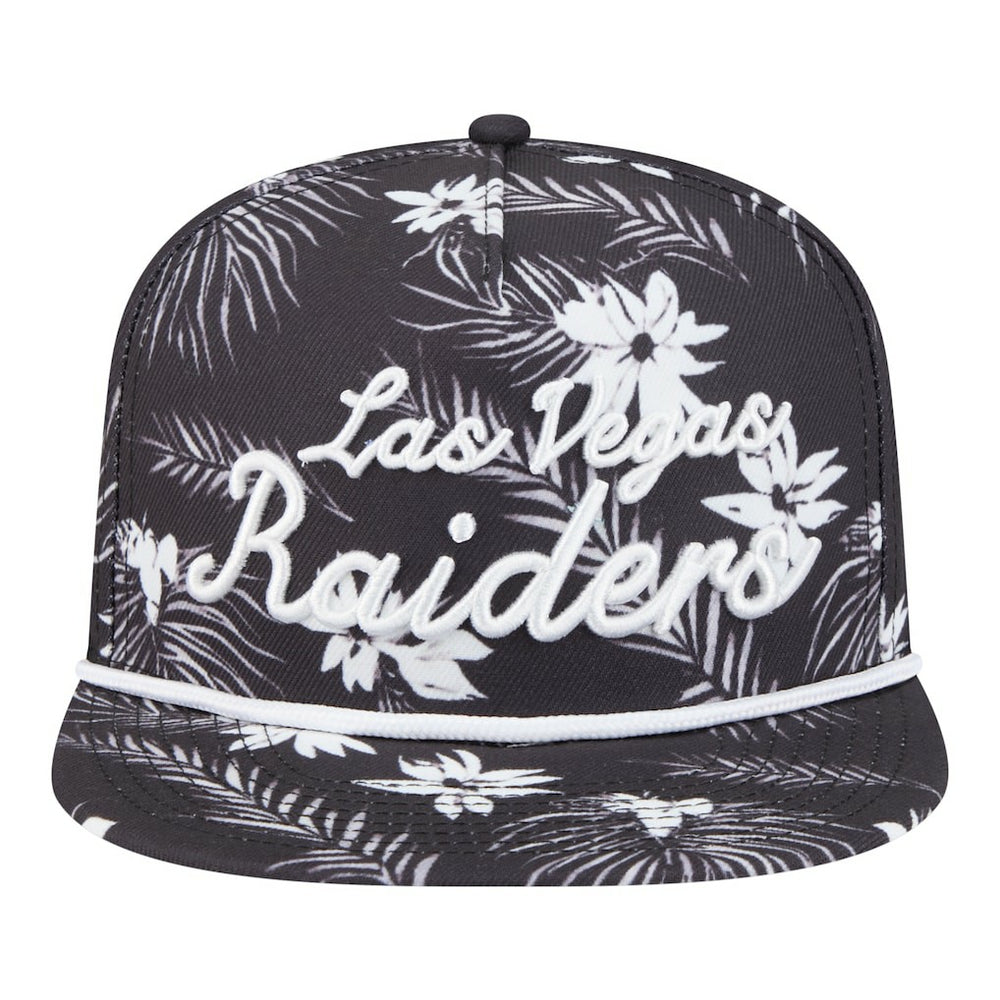 Las Vegas Raiders New Era Palm Print A-Frame 9FIFTY Snapback Hat