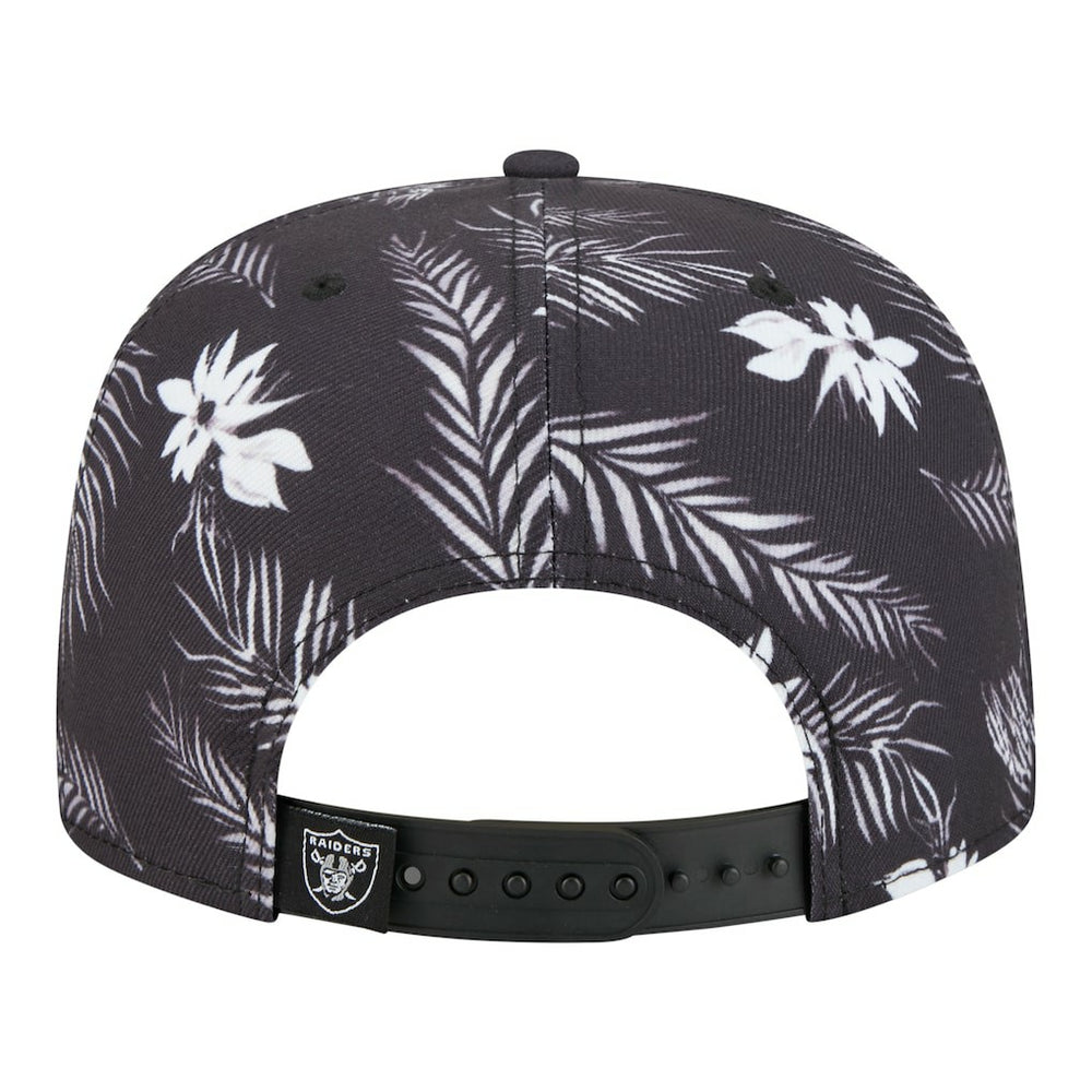 Las Vegas Raiders New Era Palm Print A-Frame 9FIFTY Snapback Hat