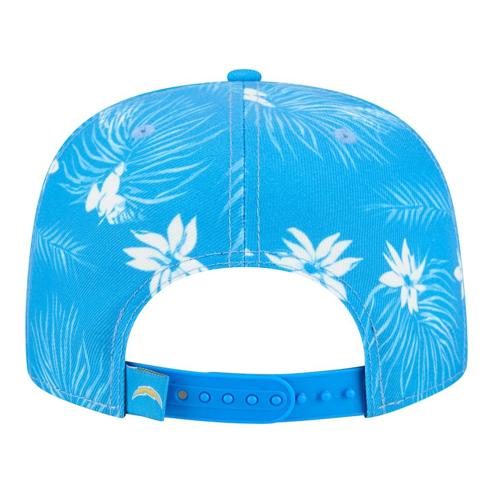 Los Angeles Chargers New Era Palm Print A-Frame 9FIFTY Snapback Hat