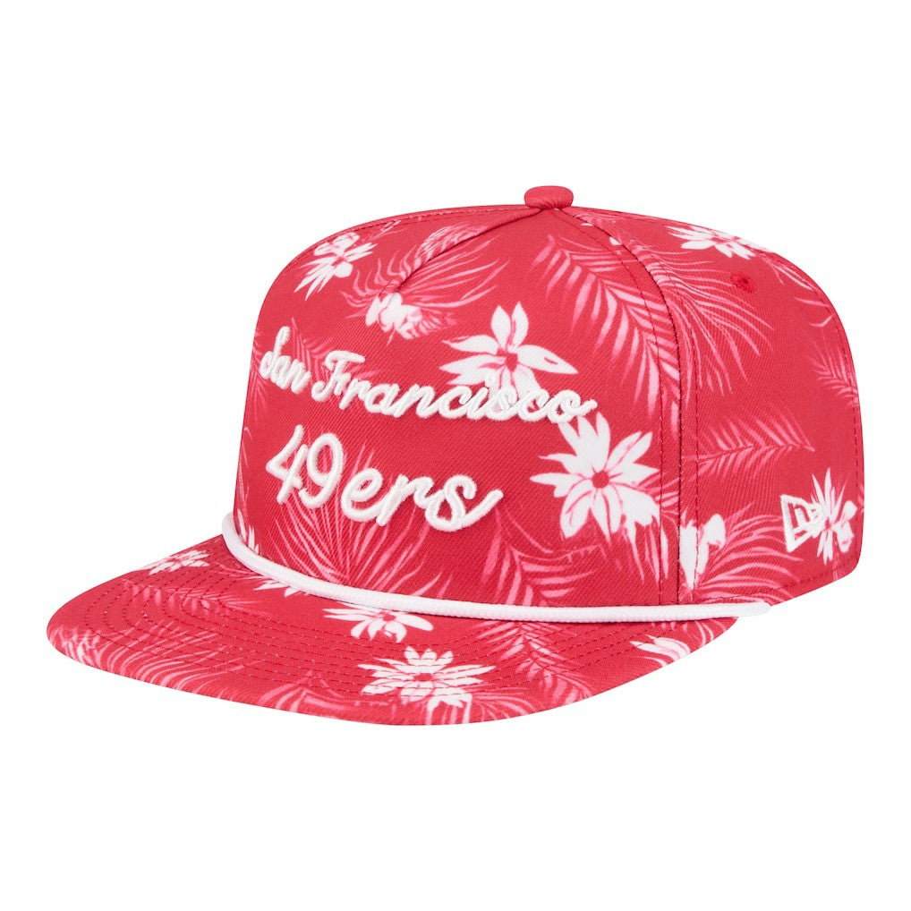 San Francisco 49ers New Era Palm Print A-Frame 9FIFTY Snapback Hat