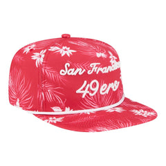 San Francisco 49ers New Era Palm Print A-Frame 9FIFTY Snapback Hat