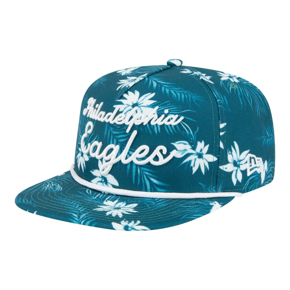 Philadelphia Eagles New Era Palm Print A-Frame 9FIFTY Snapback Hat