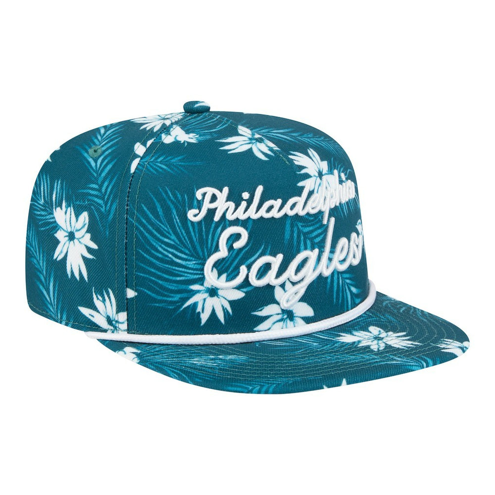 Philadelphia Eagles New Era Palm Print A-Frame 9FIFTY Snapback Hat