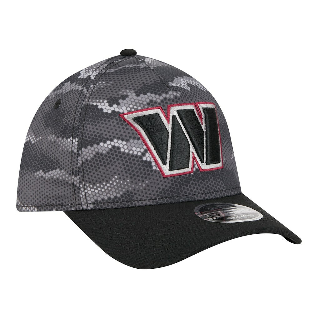 Washington Commanders New Era Camo A-Frame 39THIRTY Flex Hat