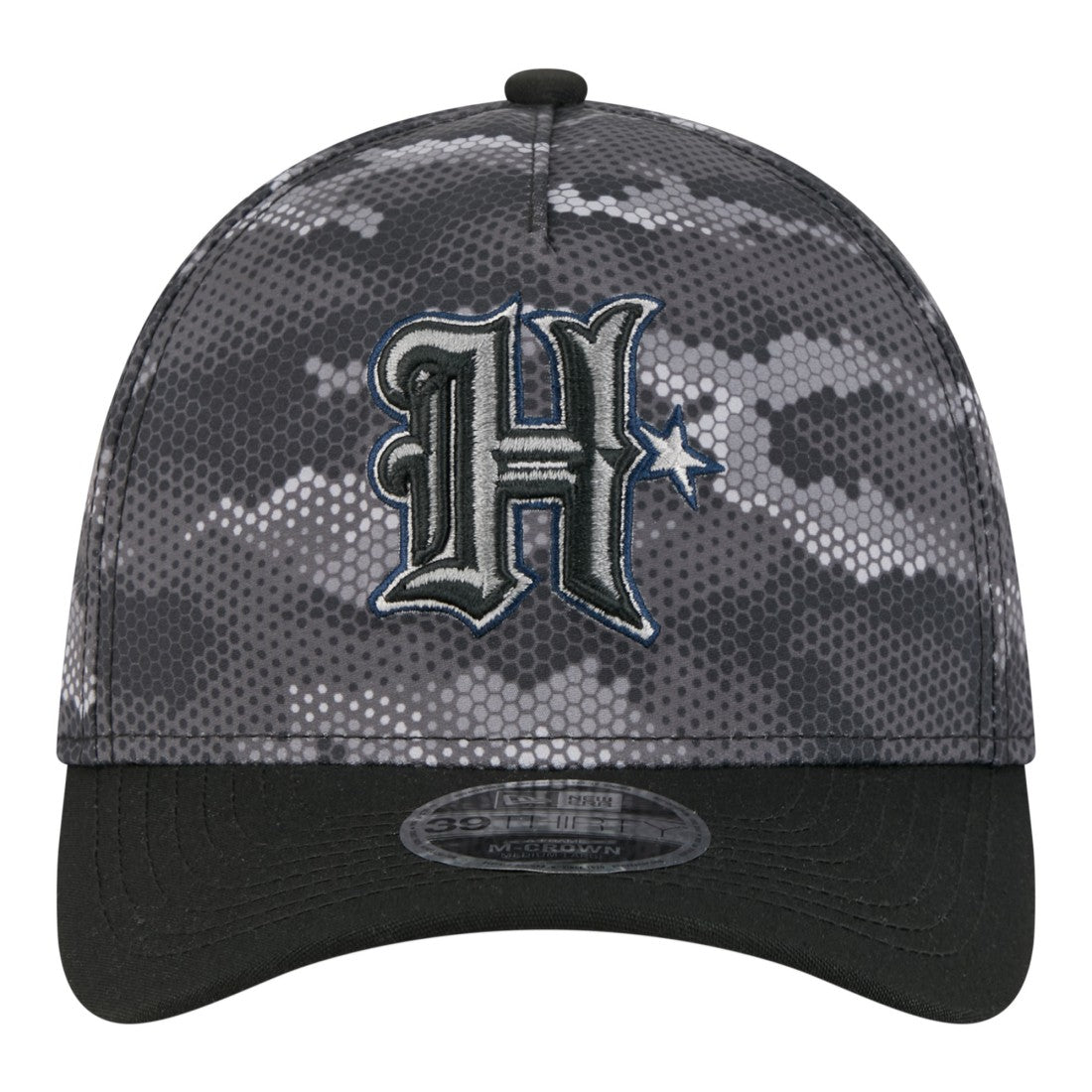 Houston Texans New Era Camo A-Frame 39THIRTY Flex Hat