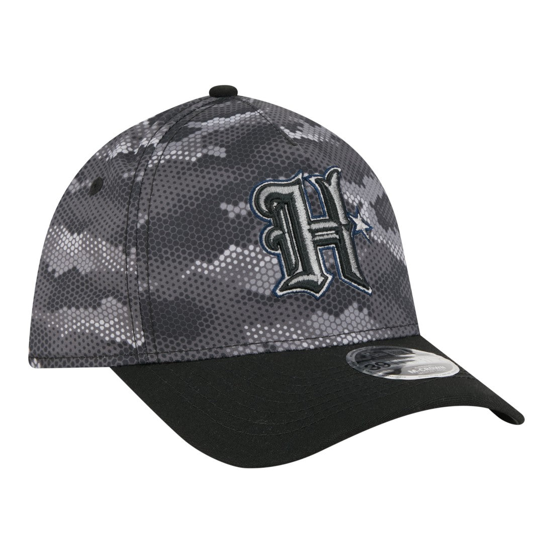 Houston Texans New Era Camo A-Frame 39THIRTY Flex Hat