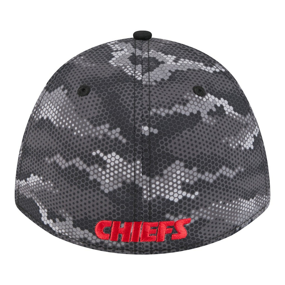 Kansas City Chiefs New Era Camo A-Frame 39THIRTY Flex Hat