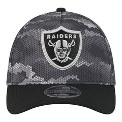 Las Vegas Raiders New Era Camo A-Frame 39THIRTY Flex Hat