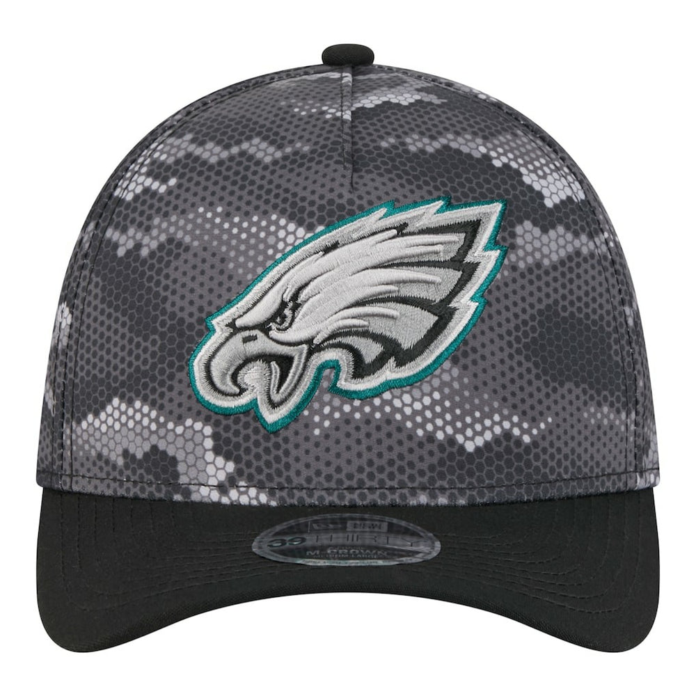 Philadelphia Eagles New Era Camo A-Frame 39THIRTY Flex Hat