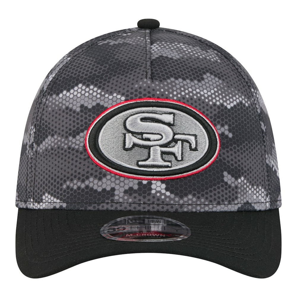 San Francisco 49ers New Era Camo A-Frame 39THIRTY Flex Hat