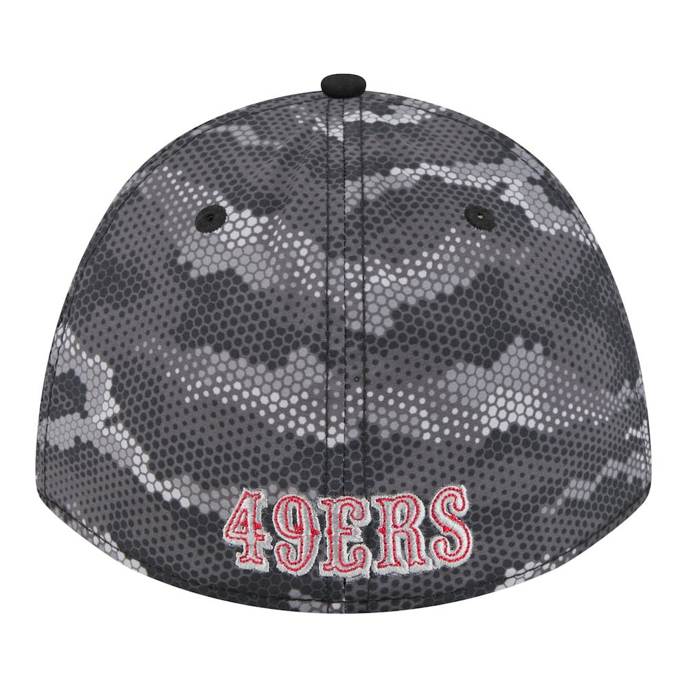San Francisco 49ers New Era Camo A-Frame 39THIRTY Flex Hat