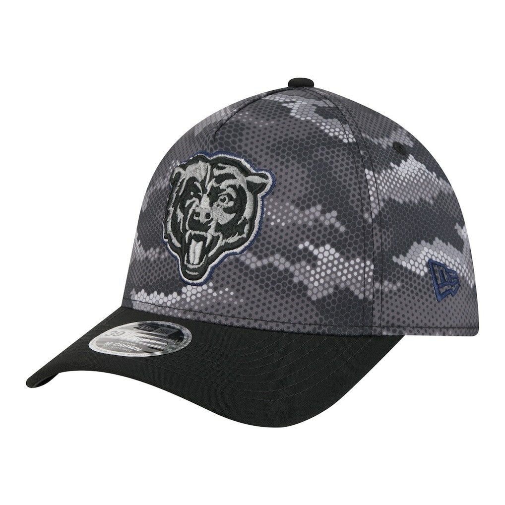 Chicago Bears New Era Camo A-Frame 39THIRTY Flex Hat