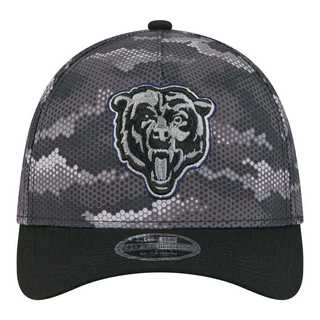 Chicago Bears New Era Camo A-Frame 39THIRTY Flex Hat