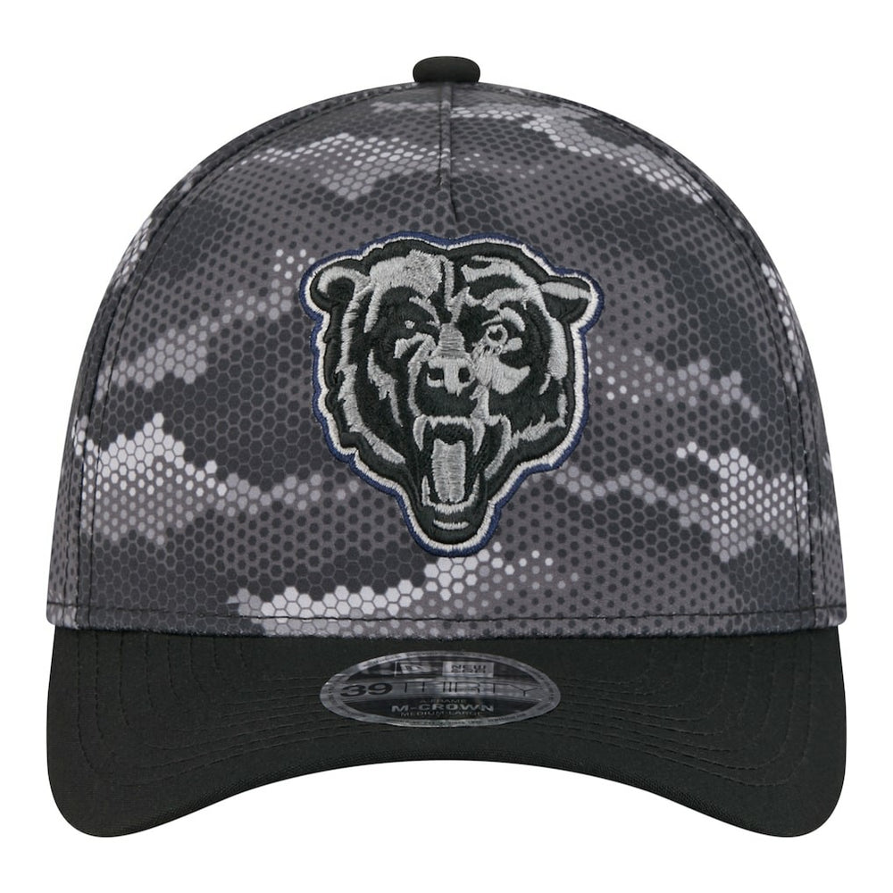Chicago Bears New Era Camo A-Frame 39THIRTY Flex Hat