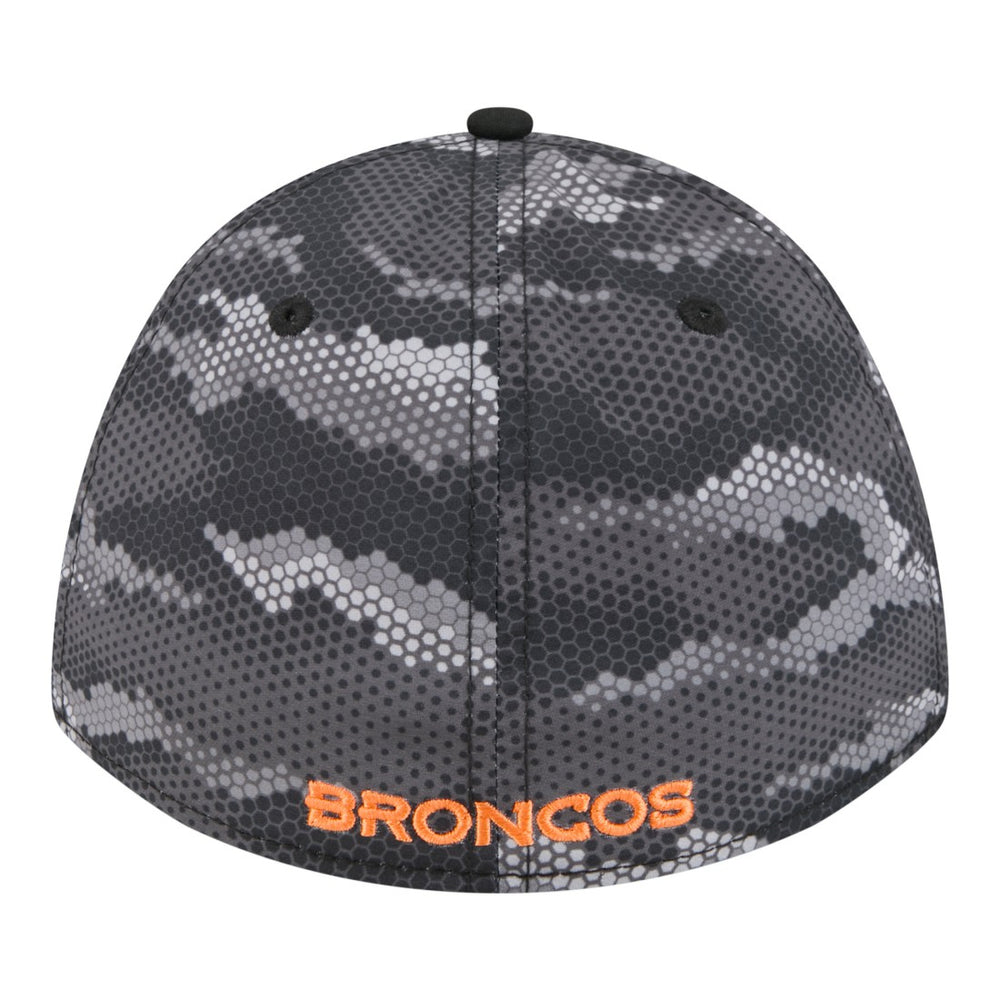 Denver Broncos New Era Camo A-Frame 39THIRTY Flex Hat