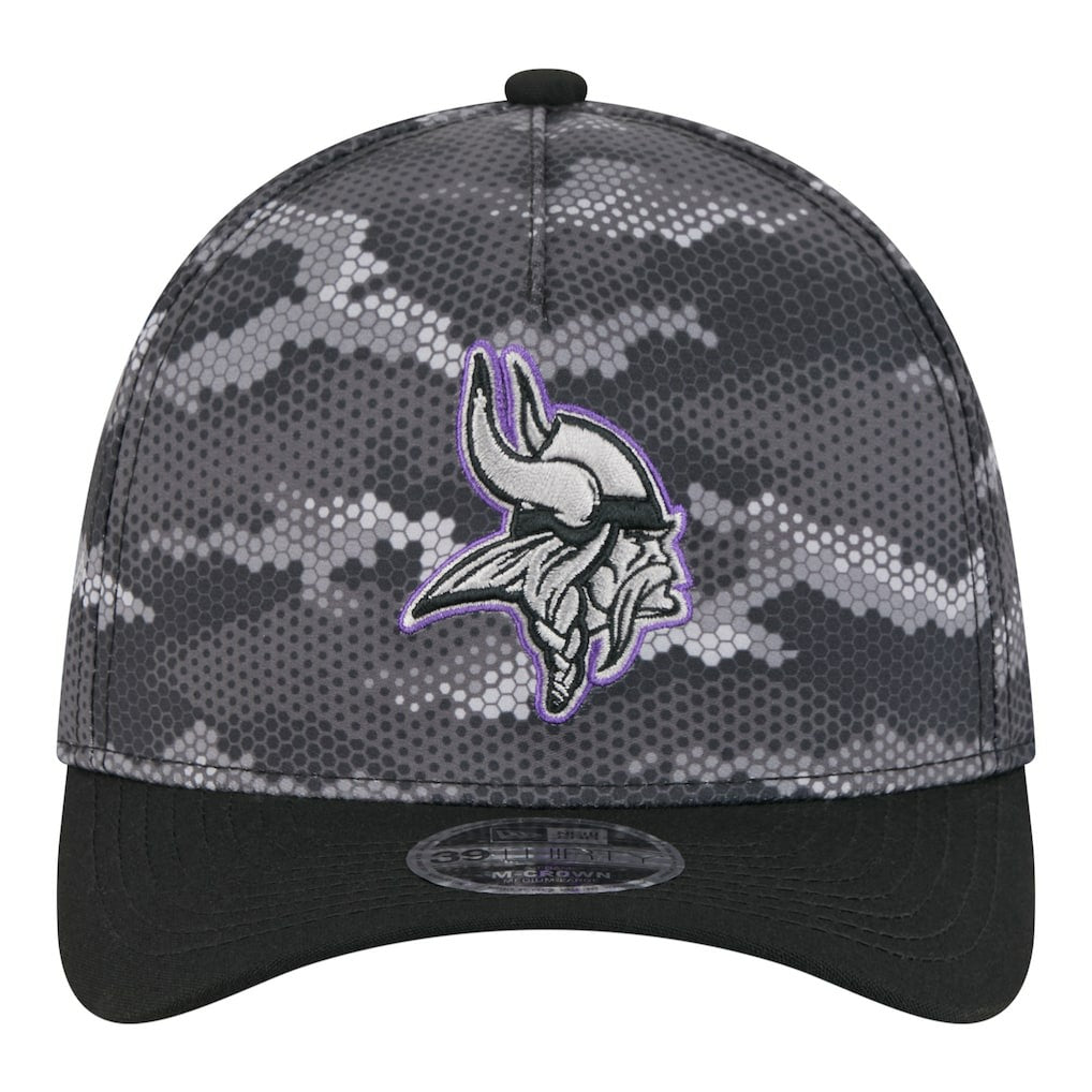 Minnesota Vikings New Era Camo A-Frame 39THIRTY Flex Hat