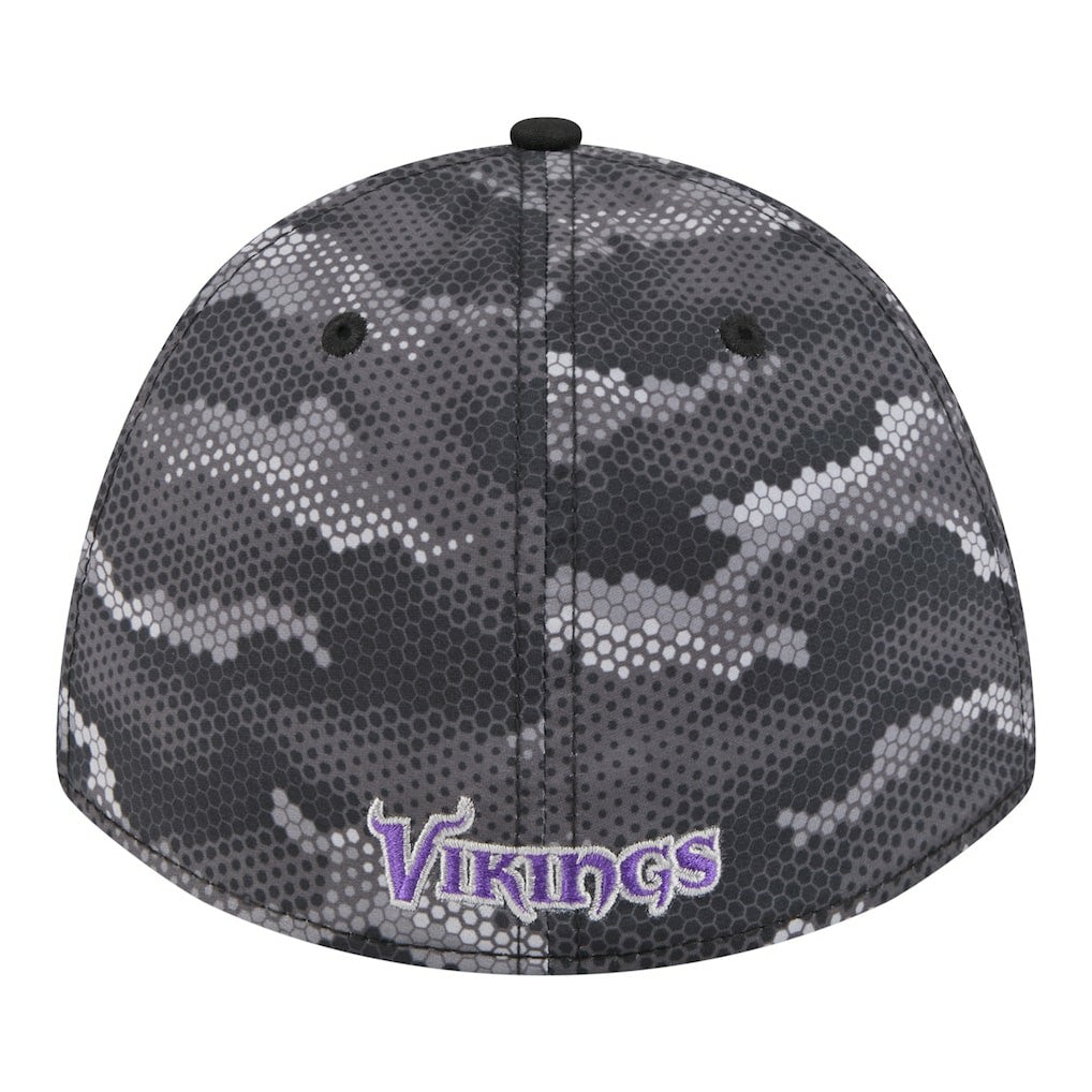 Minnesota Vikings New Era Camo A-Frame 39THIRTY Flex Hat