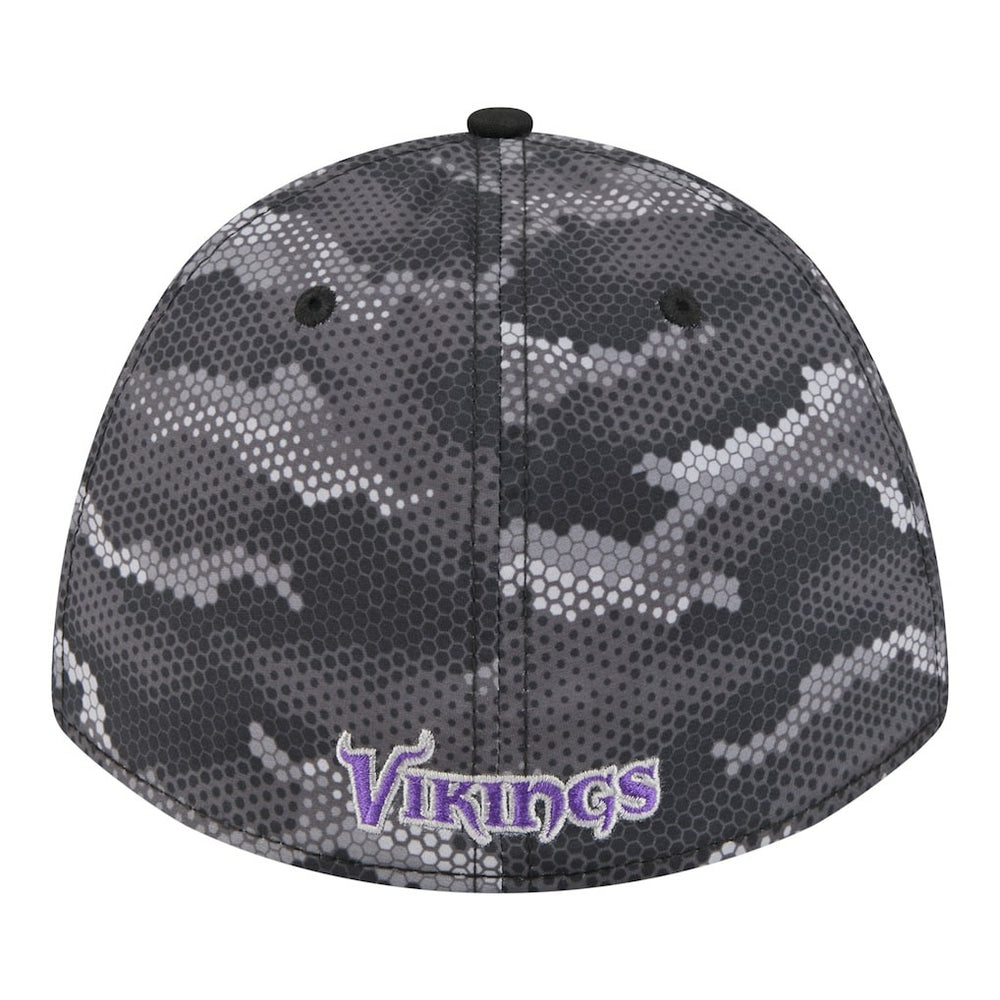 Minnesota Vikings New Era Camo A-Frame 39THIRTY Flex Hat