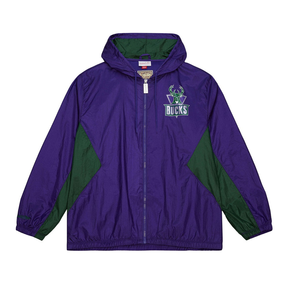 Milwaukee Bucks Playmaker Full-Zip Hooded Windbreaker Jacket Online