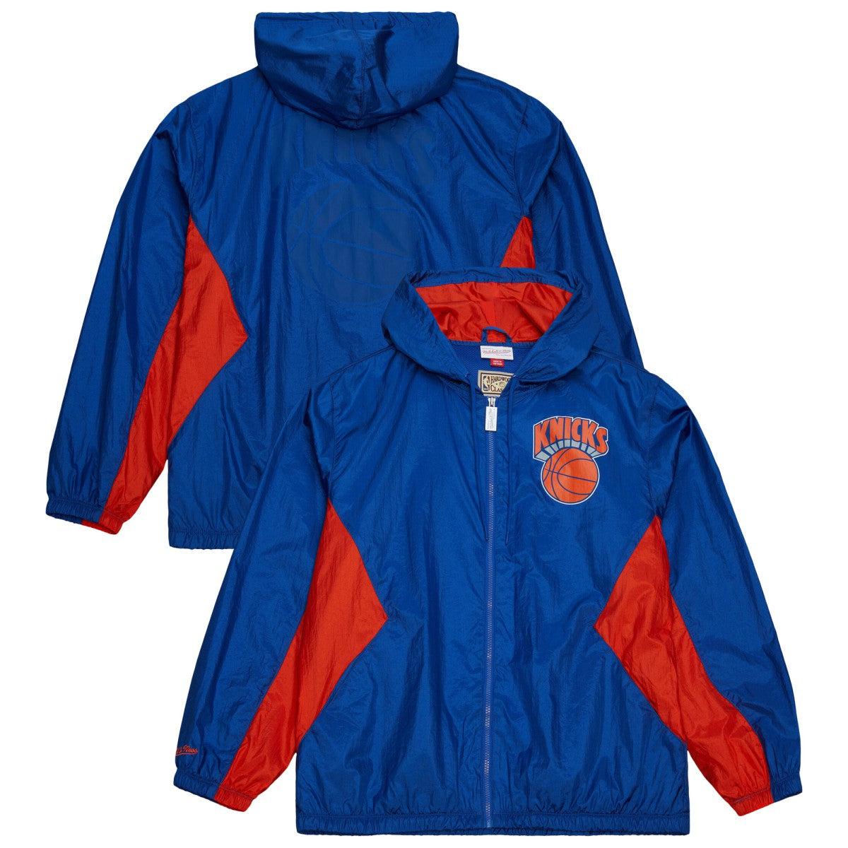 New York Knicks Playmaker Full-Zip Hooded Windbreaker Jacket Discount