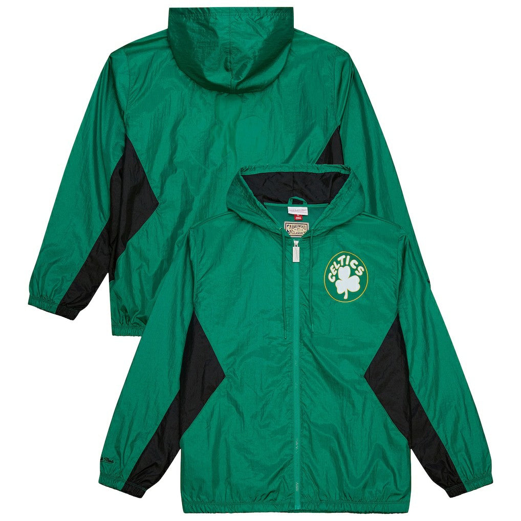 Boston Celtics Playmaker Full-Zip Hooded Windbreaker Jacket For Sale