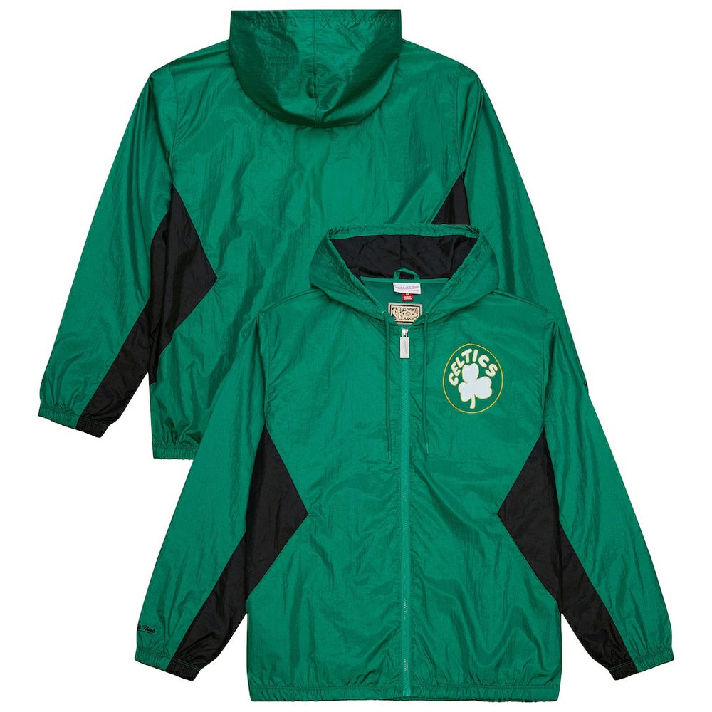 Boston Celtics Playmaker Full-Zip Hooded Windbreaker Jacket For Sale