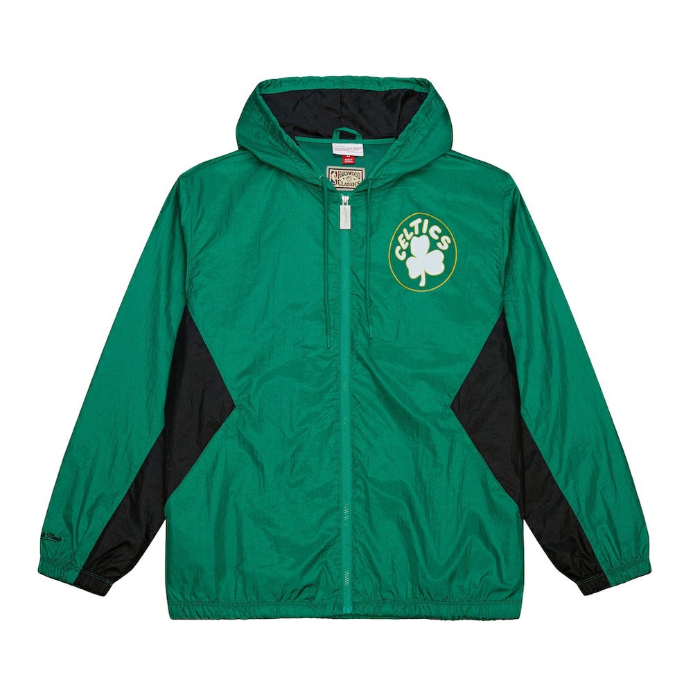 Boston Celtics Playmaker Full-Zip Hooded Windbreaker Jacket For Sale