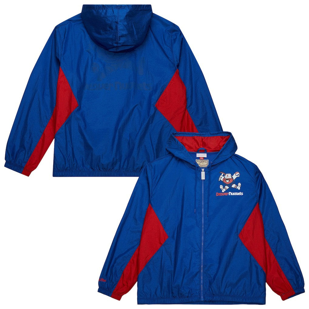 Denver Nuggets Playmaker Full-Zip Hooded Windbreaker Jacket sale Discount