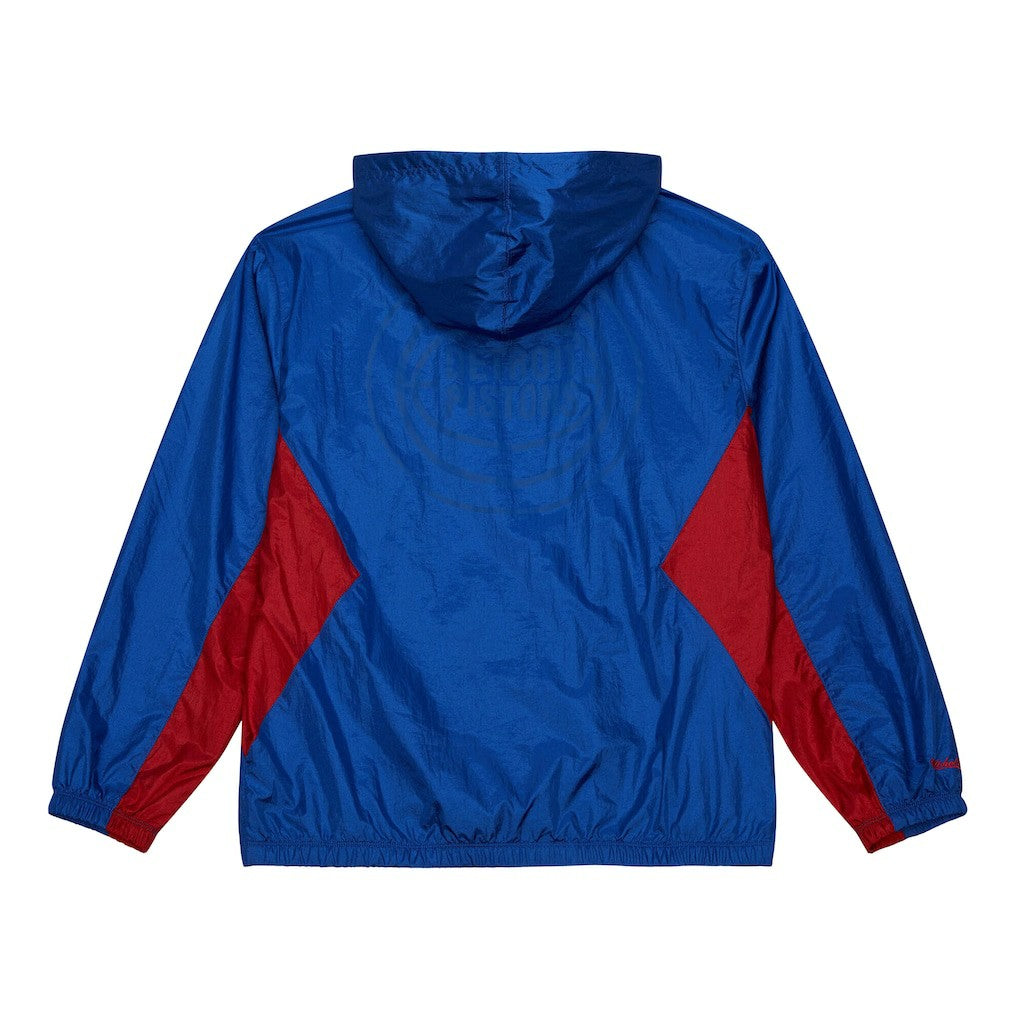 Detroit Pistons Playmaker Full-Zip Hooded Windbreaker Jacket sale Discount